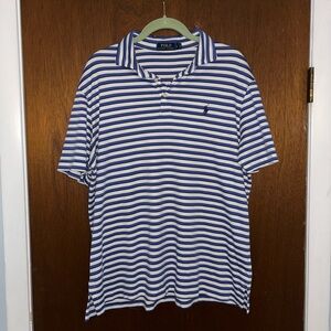 Polo by Ralph Lauren Blue and White Striped Polo Shirt